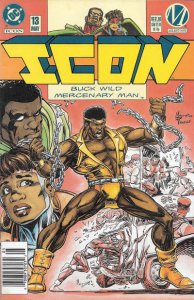 Icon #13 (Newsstand) FN ; DC | Milestone Dwayne McDuffie