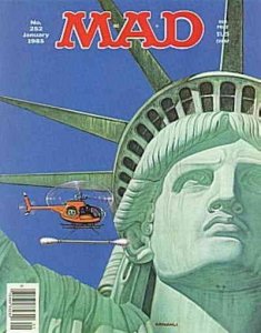 Mad #252 VG ; E.C | low grade comic January 1985 Statue of Liberty magazine