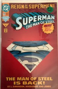 Superman: The Man of Steel #22 Die-Cut Cover (1993)