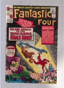 Fantastic Four #31 - Macabre Mole Man! (3.5) 1964