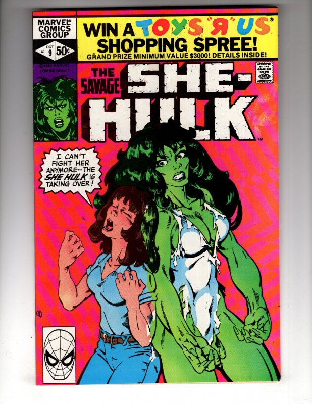 The Savage She-Hulk #9 (1980) 8.5-9.0 Bronze Age MARVEL / ID#04
