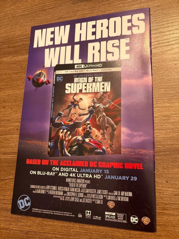 Shazam # 2 NM DC Comic Book Variant Cover 1st Print 26 J319