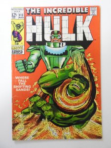 The Incredible Hulk #113 (1969) VG Condition!