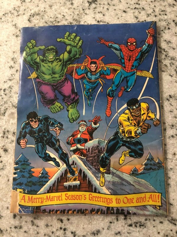Giant Superhero Holiday Grab Bag Marvel Treasury Edition Comic Book Christma JU2