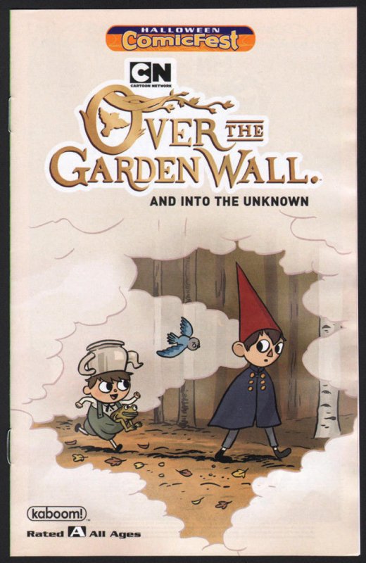 OVER THE GARDEN WALL #1 Halloween Comicfest, Promo, 2018, NM, Ashcan 