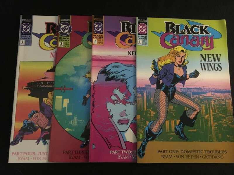 BLACK WIDOW: NEW WINGS #1, 2, 3, 4 VFNM Condition