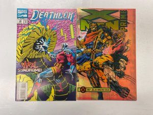 5 MARVEL comic books Deathlok #16 29 30 X-Men Prime Astonish X-Men #16 22 KM15