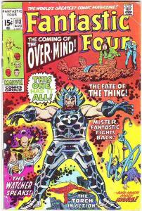 Fantastic Four #113 (Aug-71) VG+ Affordable-Grade Fantastic Four, Mr. Fantast...