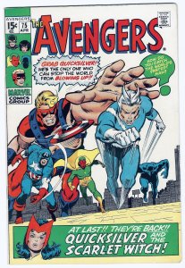 The Avengers #75 (1970) VF