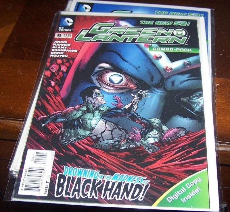 GREEN LANTERN #9  COMBO PACK EDITION . NEW 52  SINESTRO black hand