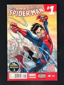 The Amazing Spider-Man #1 (2014) VF+ Cindy Moon 1st (cameo) Appearance
