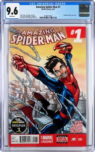 Amazing Spider-Man #1 (2014) 1st Appearance Cindy Moon Marvel CGC 9.6 NM+