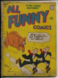 All Funny Comics #4 1944-DC-Henry Boltinoff-Dover & Clover-Genius Jones-G-