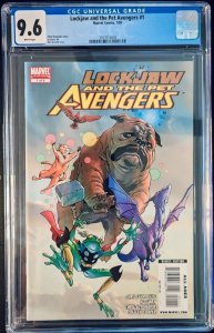 Lockjaw and the Pet Avengers #1 CGC 9.6 Marvel MCU Spec!!