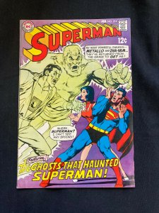SUPERMAN VOL 1 #214 (6.0) THE GHOST, METALLO,ZHA-VAM (1969)