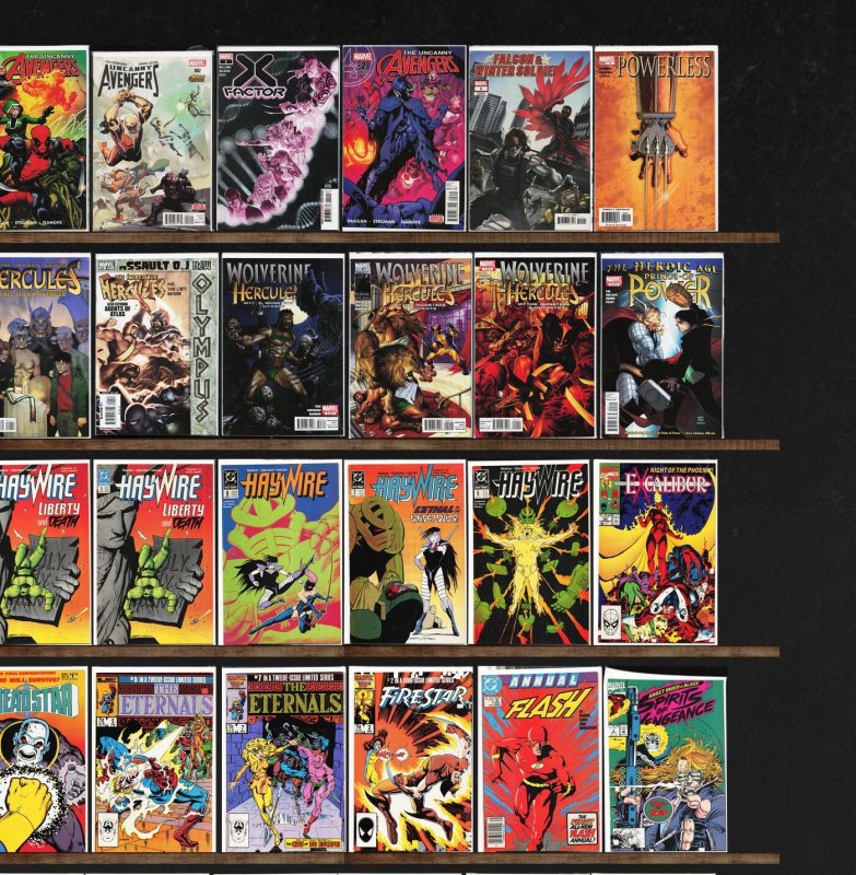 Huge Lot 150+ Comics with The Incredible Hulk, Excalibur, Haywire & More!