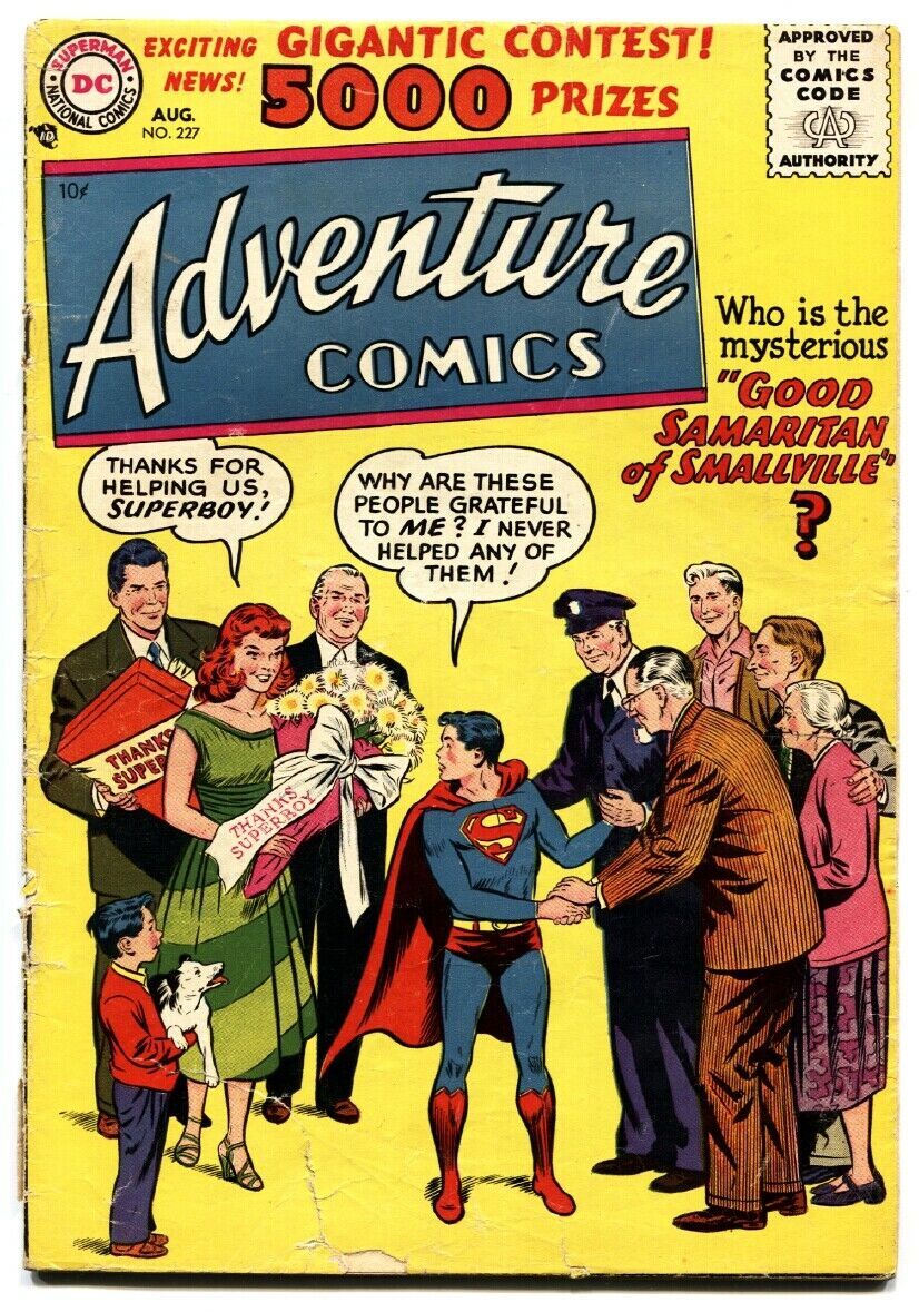 Adventure #258 1959-DC-Superboy-Green Arrow-Aquaman-Speedy-P/FR  Comic  Books - Silver Age, DC Comics, Superboy, Superhero / HipComic