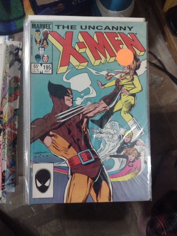 UNCANNY X-MEN # 195 1985 MARVEL DISNEY WOLVEREINE POWER PACK MORLOCKS