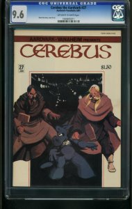 CEREBUS THE AARDVARK #27-CGC GRADED 9.6-DAVE SIM  1060695011