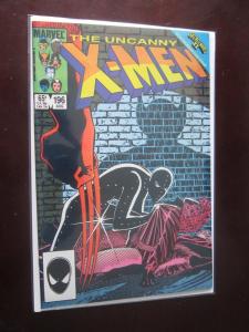 Uncanny X-men #196 Direct - VF - 1985