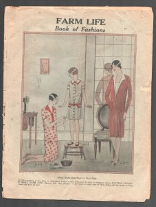 Farm Life Book of Fashions 1928-Men's -women & children's fashions-Historic-o...