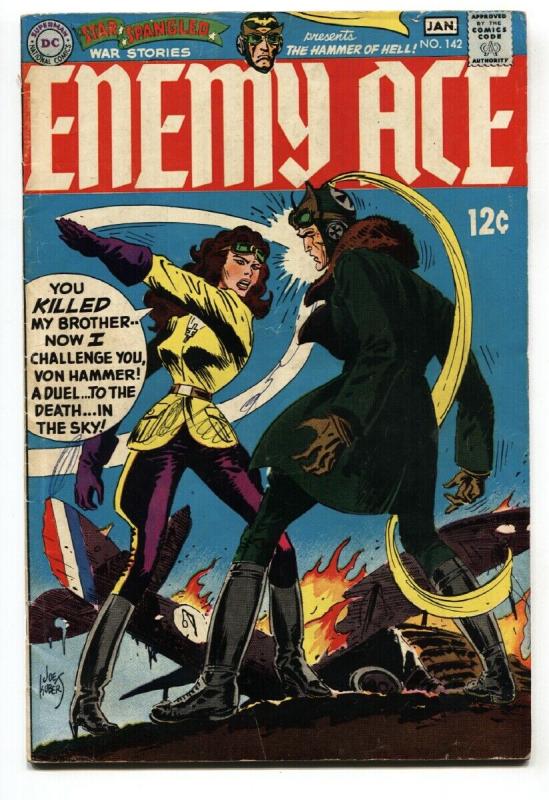 STAR SPANGLED WAR STORIES #142-Enemy Ace-1969-comic book