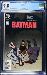 Batman #404  DC Comics 1987 CGC 9.8 Year One Part 1 Frank Miller