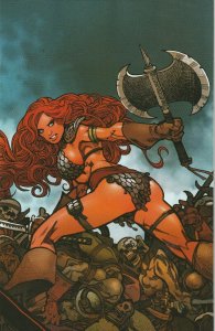 Invincible Red Sonja # 3 Moritat FOC 1:11 Variant NM Dynamite [A4]
