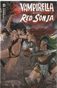 Vampirella VS Red Sonja # 1 FOC Variant Cover P NM Dynamite 2022 [K2]