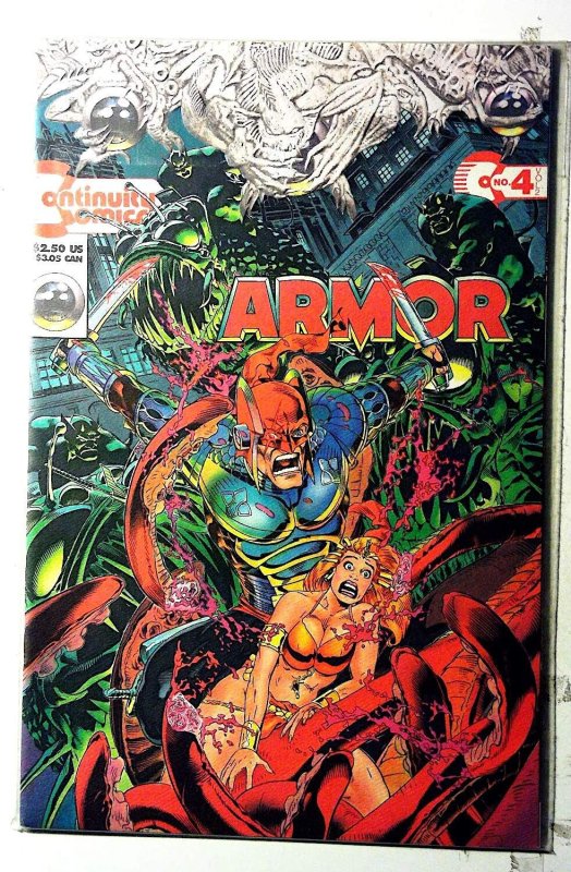 Armor #4 (1993) Continuity Comics 1st Print Comic Book