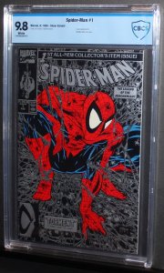 Spiderman #1  / CBCS 9.8 NM-MT  McFarlane Black Cover Variant   1990