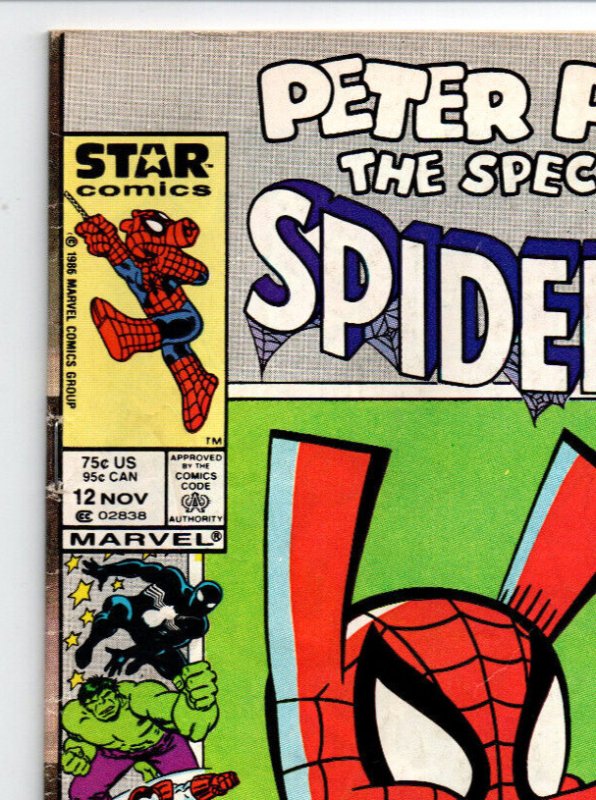 Peter Porker The Spectacular Spider Ham #12 newsstand - 1986 - GD 