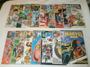 Marvel Age news magazine HUGE comic book lot of 30 Iron Man She-Hulk Byrne