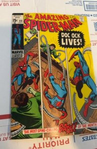 The Amazing Spider-Man #89 (1970)Doc Ock lives on -tanning/foxxing