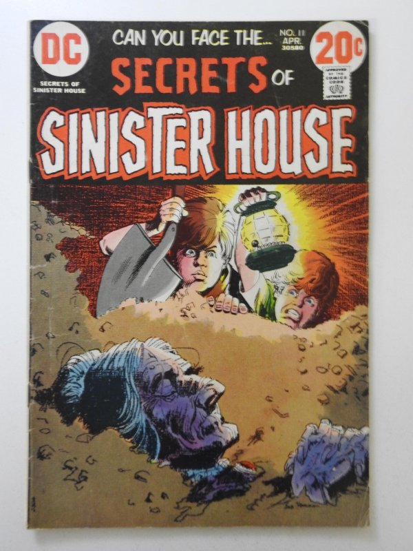 Secrets of Sinister House #11 (1973) Solid VG Condition Mark Jewelers Variant