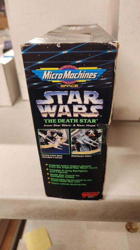 Micro Machines Star Wars Death Star 1993 Opened F3