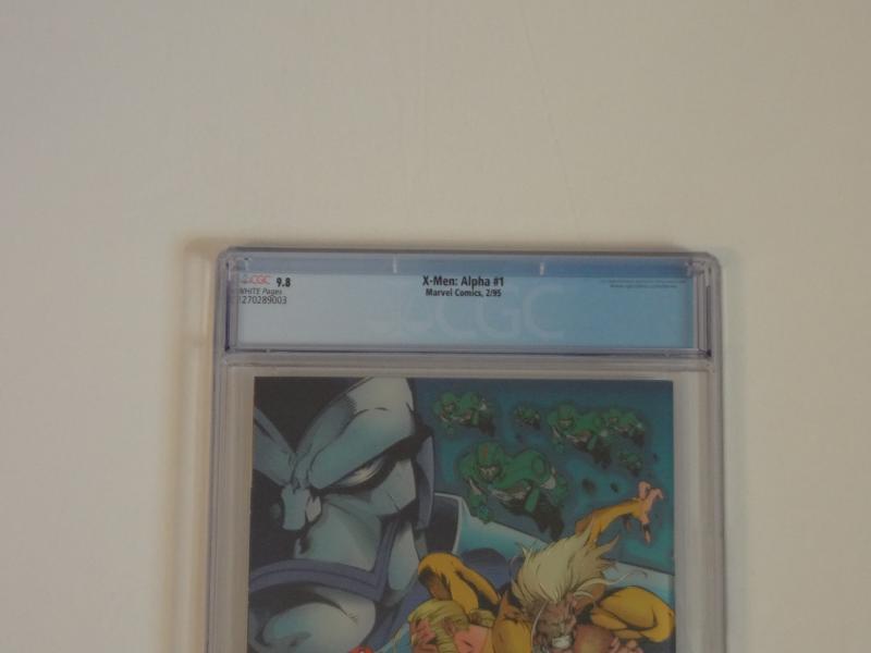 X-Men Alpha #1 CGC 9.8; Chromium cover! Age of Apocalypse! 1st App. Dark Beast!!