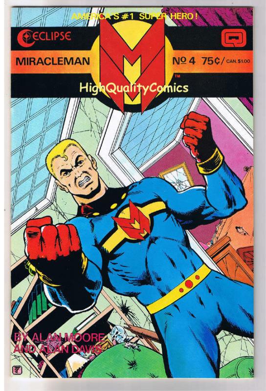 MIRACLEMAN #4, NM-, Alan Moore, Davis, Eclipse, 1985, more in store