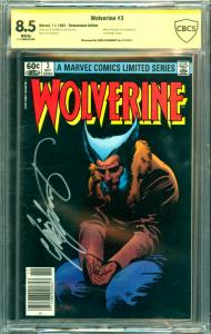 Wolverine #3 CBCS Graded 8.5 - Claremont Signed