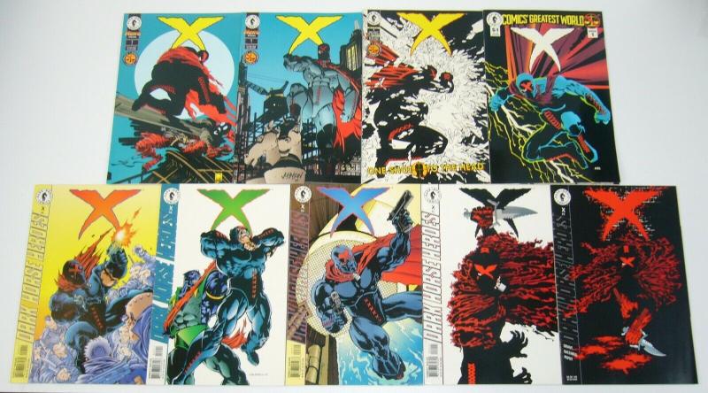 X #1-25 VF/NM complete series + (4) more dark horse comics greatest world set