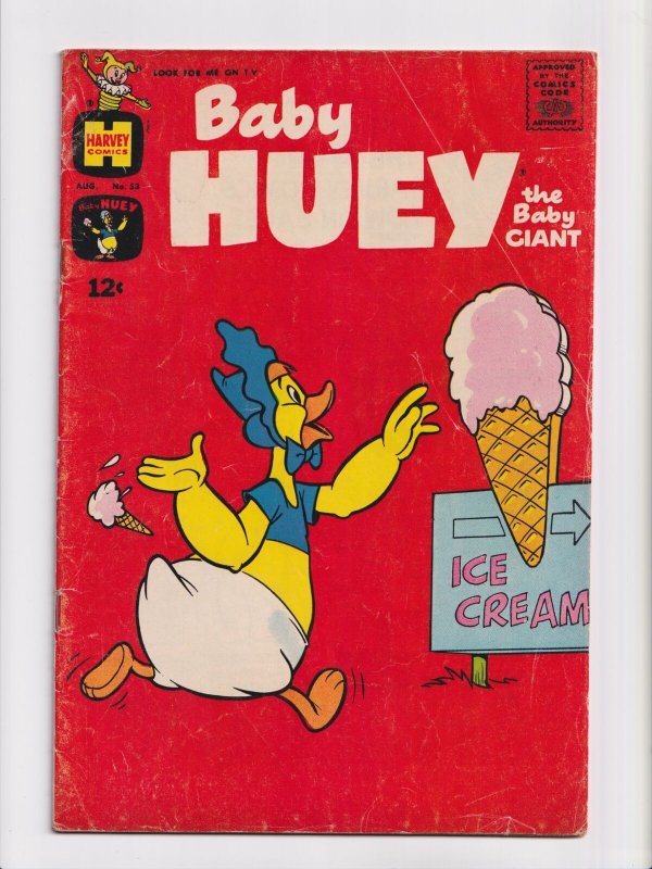 Baby Huey the Baby Giant #53 Harvey Comics 1963 VG+ Silver Age Nice Copy 