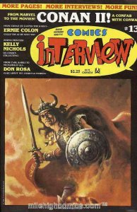 Comics Interview #13 VG; Fictioneer | low grade comic - save on shipping - detai