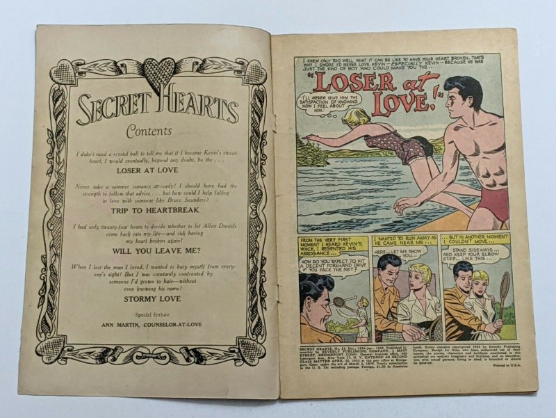 Secret Hearts #25 (Jan 1955, DC) Good 2.0 