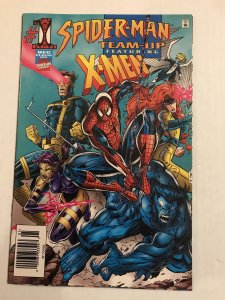 Spider-Man Team-Up #1 : Marvel 12/95 NM-; Newsstand Variant, X-Men, Beast, Rogue
