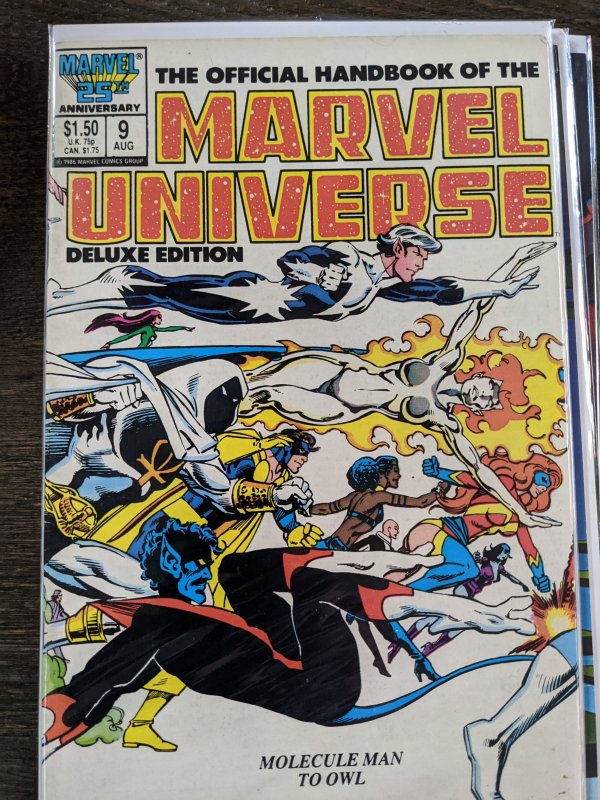 The Official Handbook of the Marvel Universe #9 (1986)