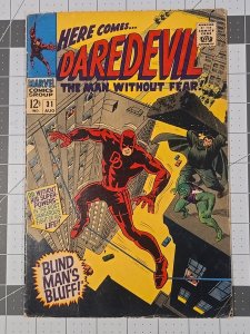 Daredevil #31— Marvel Comics—August 1967— Silver Age— Stan Lee—Blind Man's Bluff