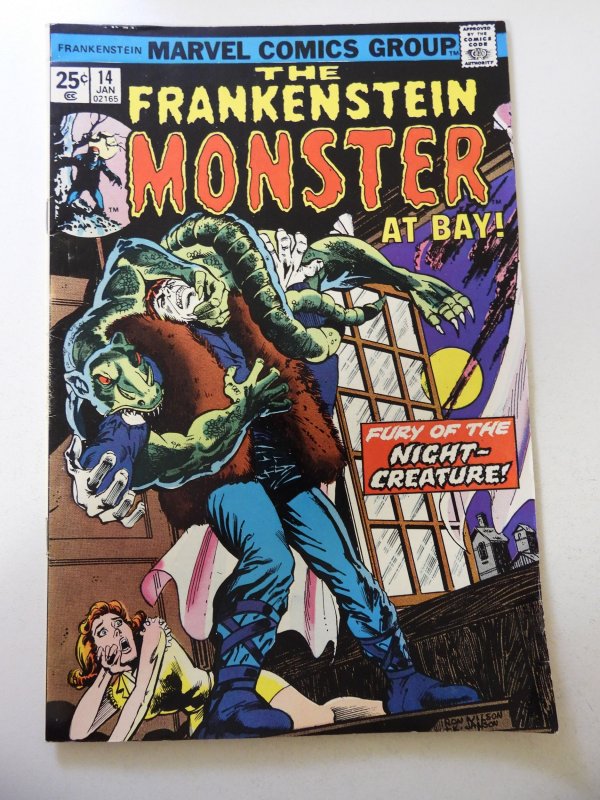 The Frankenstein Monster #14 (1975) FN Condition MVS intact