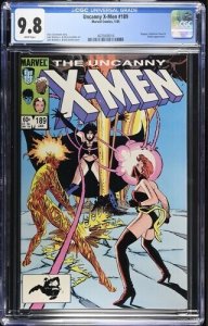 Uncanny  X-Men #189 1985 Marvel Comics CGC 9.8 White Pages 016