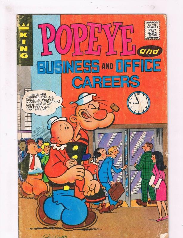 Popeye Business & Office Careers King Comic Book GD/VG DE2