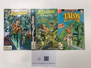 3 MARVEL COMICS Aquaman Year One #1 Aquaman Annual #6 Talos #1 15 KM4